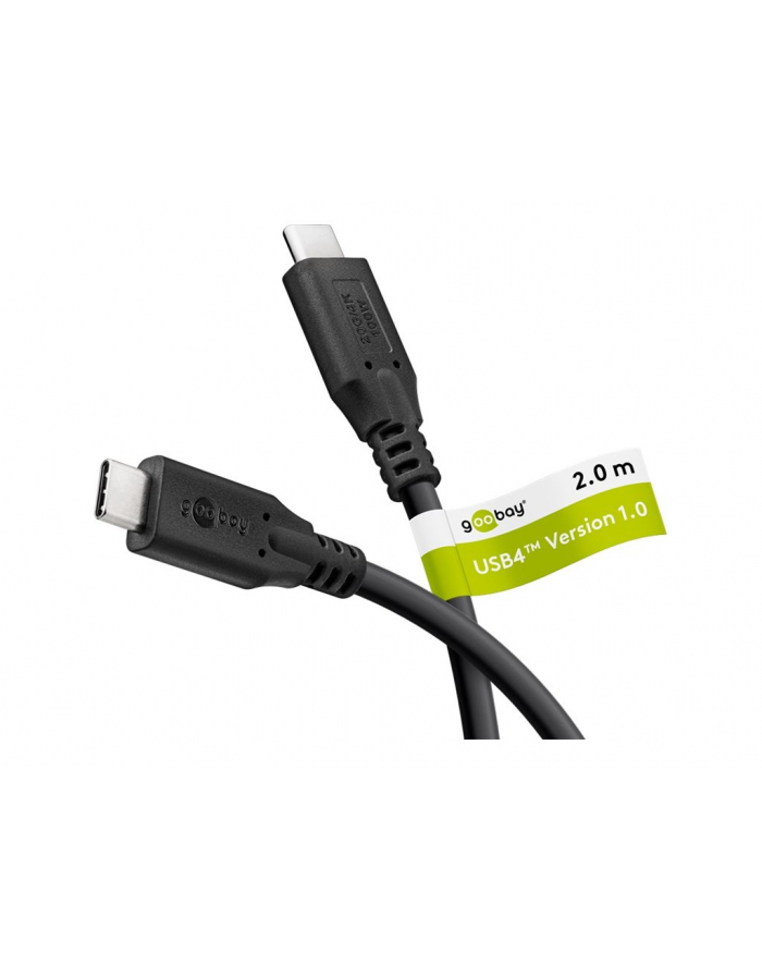 Goobay | USB-C Cable, USB4, 100 W, 20 Gbit/s, Power Delivery, 2 m | 74197 główny