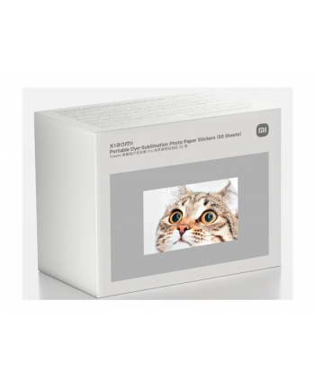 Xiaomi Portable Dye-Sublimation Photo Paper Stickers (50 Sheets) | Stickers | 2x3-inch