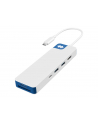 Hyper HyperDrive Flex 8 Port USB-C Hub, White/Blue | HD4102BUGL | HDMI ports quantity 1 - nr 1