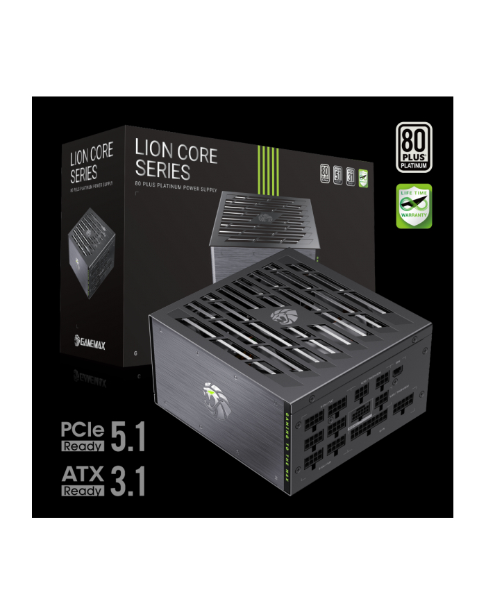 Gamemax PSU | LION CORE 1200P | 1200 W | Platinum | Full Modular główny