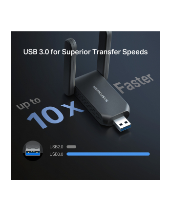 Mercusys | MA37BEH | BE6500 Wi-Fi 7 High-Gain Wireless USB Adapter