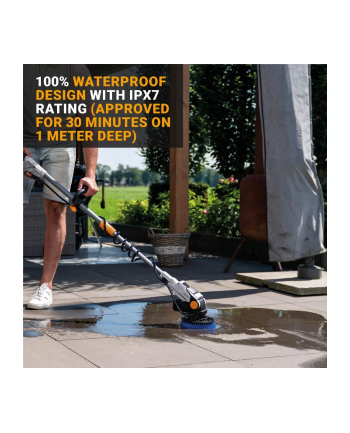 Batavia B.V. | 18V Twin Brush - Cordless Brushless Telescopic Power Scrubber, Without Battery and Charger | IPX7 nr 1