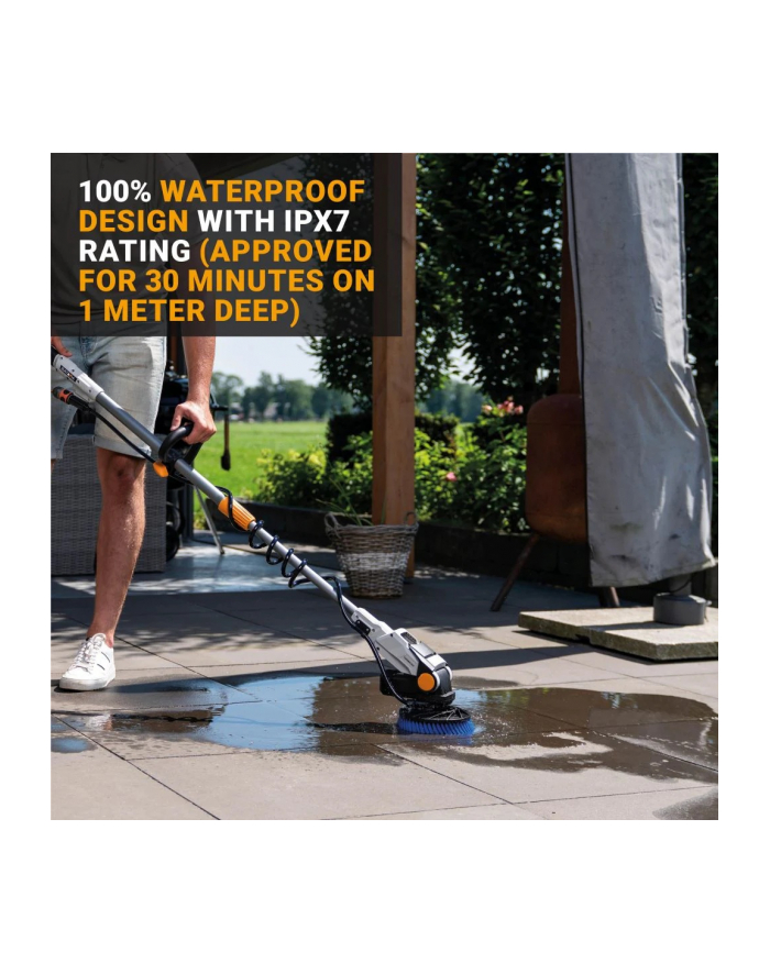 Batavia B.V. | 18V Twin Brush - Cordless Brushless Telescopic Power Scrubber, Without Battery and Charger | IPX7 główny