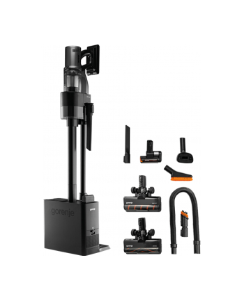 Gorenje Vacuum cleaner | SVC296749NEBL | Cordless operating | Handstick 2in1 | 550 W | 29.6 V | Anthracite | Operating time (max) 60 min