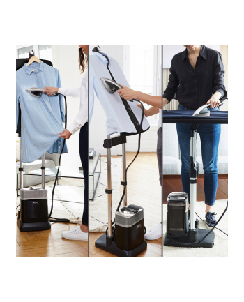 TEFAL All-in-One Garment Steamer | QT2028 | Stand Steamer | 2170 W | 100 g/min | 1.1 L | Premium Silver