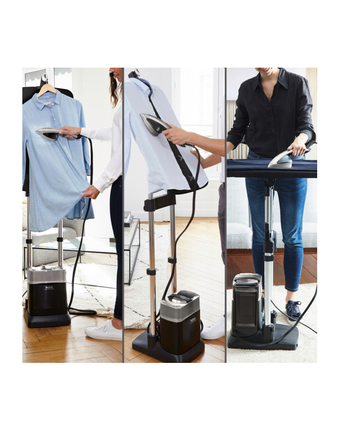 TEFAL All-in-One Garment Steamer | QT2028 | Stand Steamer | 2170 W | 100 g/min | 1.1 L | Premium Silver główny