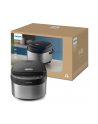 Philips Mini rice cooker | HD3093/80 3000 series | 600 W | 0.85 L | Number of programs 8 | Stainless Steel/Black - nr 13