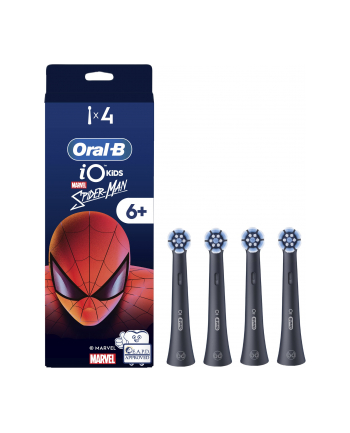 Oral-B | Replacement brush heads | iO kids Refills Spiderman | Heads | For kids | Number of brush heads included 4