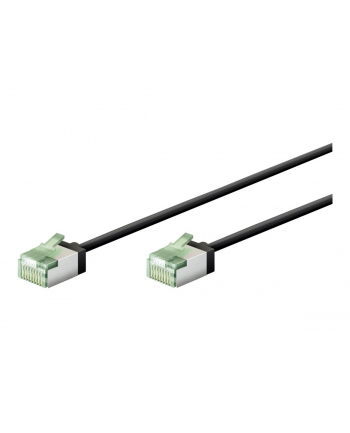 Goobay 74350 Ultra-Flexible CAT 8.1 Patch Cable, Slim, U/FTP, 0.15 m, Black | Goobay