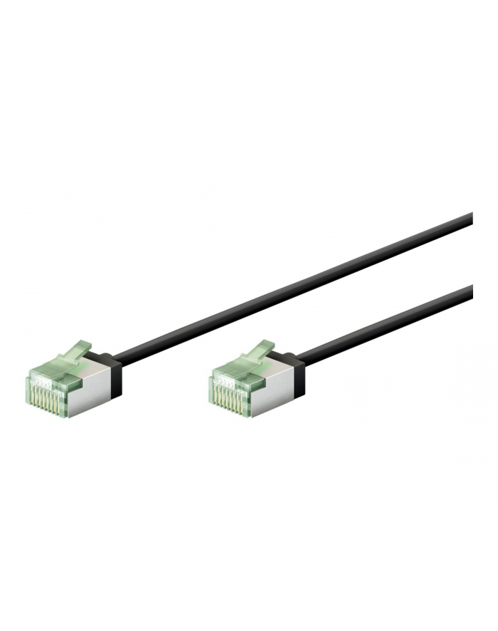 Goobay 74350 Ultra-Flexible CAT 8.1 Patch Cable, Slim, U/FTP, 0.15 m, Black | Goobay główny