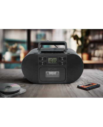 Muse M-188 RDC | Portable radio with Blu-ray CD/MP3 cassette recorder | AUX in