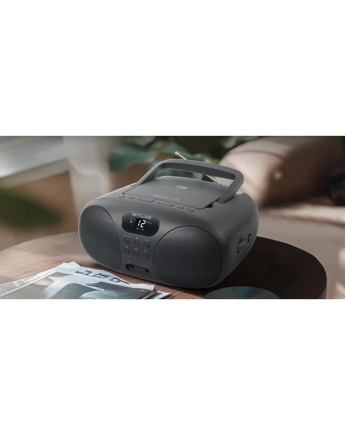 Muse Portable Radio CD Player With Bluetooth | MD-208BT | AUX in główny