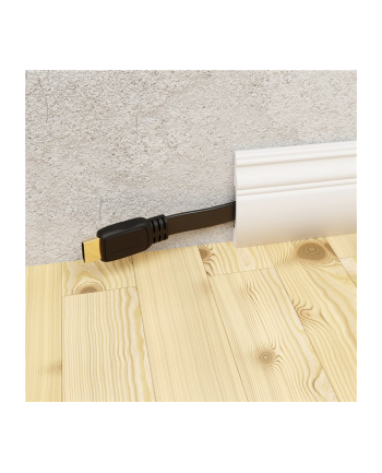 Goobay | High Speed HDMI Flat Cable with Ethernet | 61279 | HDMI male (type A) | HDMI (type A) | HDMI to HDMI | 2 m