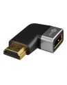 Goobay HDMI Angled Adapter 270° Horizontal, 8K @ 60 Hz, Gold-Plated, Black/Silver | 72012 - nr 1
