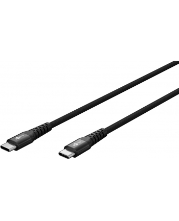 Goobay | USB-C Supersoft Textile Cable with Metal Plugs, 1 m