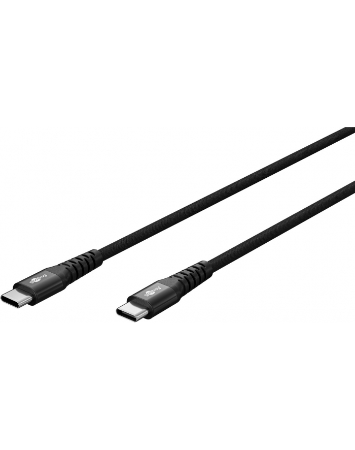 Goobay | USB-C Supersoft Textile Cable with Metal Plugs | 73954 główny