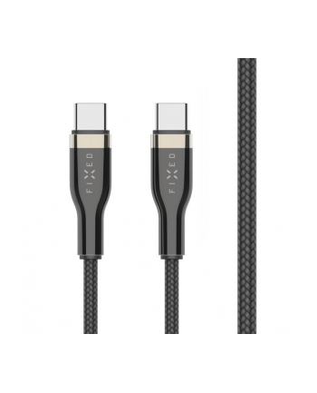 Fixed | Braided Cable USB-C/USB-C, 2m, 100W | FIXDB-CC2-BK
