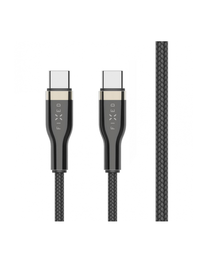 Fixed | Braided Cable USB-C/USB-C, 2m, 100W | FIXDB-CC2-BK główny