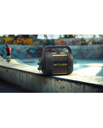 Muse | Jobsite Radio | M-968 BTY | 40 W | Waterproof | Bluetooth | Wireless connection | Portable | NFC features | Black/Yellow