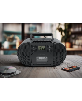 Muse M-188 RDC | Portable radio with Blu-ray CD/MP3 cassette recorder | AUX in