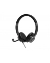 PORT CONNECT | Stereo USB Headphone PRO ON'R 300 | Wired | On-ear | Black | Noise canceling - nr 1