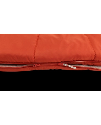 Outwell Contour Lux Red | Sleeping Bag | 220 x 85 cm | Temperature -19 to 15 °C | Right Zipper