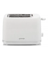 Gorenje Toaster | T850DPW | Number of slots 2 | Housing material Plastic | White - nr 1