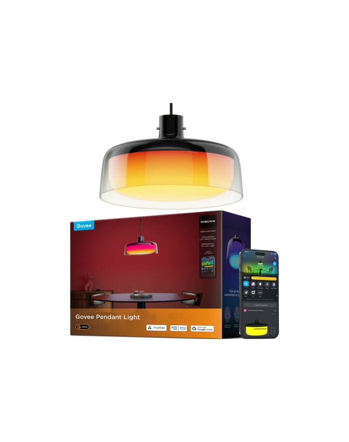 Govee Downlight LED RGBICWW 21W Czarny (6974316991922) główny