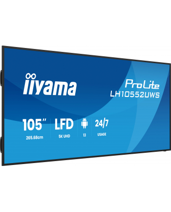 iiyama Monitor wielkoformatowy 105 '' ProLite LH10552UWS-B1AG 21:9(5K),24/7,IPS,HDMI,500cd,8ms