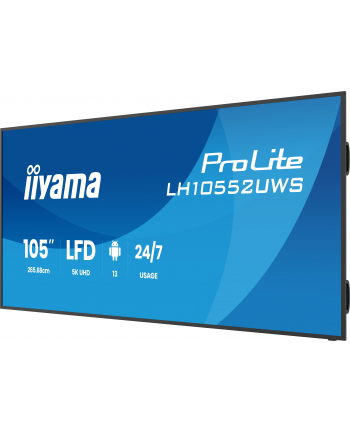 iiyama Monitor wielkoformatowy 105 '' ProLite LH10552UWS-B1AG 21:9(5K),24/7,IPS,HDMI,500cd,8ms
