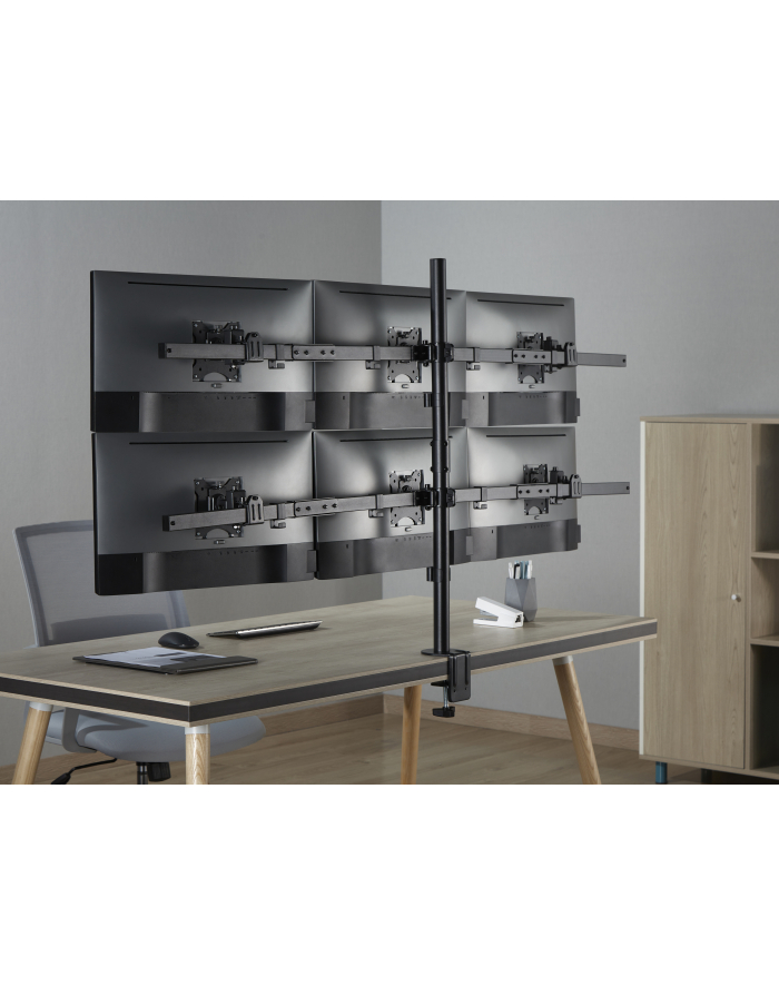 Equip Uchwyt biurkowy na 6 monitorów 17'' - 32'' (650160) główny
