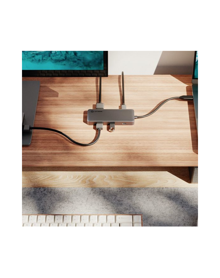Hub USB Alogic USB 4 HUB 6 in 1 mit 8K HDMI (U4HC2AGE) główny