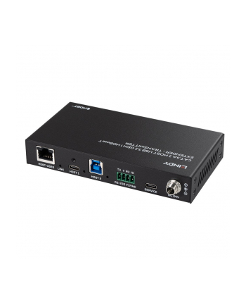 Lindy Przedłużacz Cat.6A 2 Host Usb 3.2 Gen 1 HDBaseT 100m