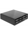 Delock Stelaż przenośny 5.25″ na 4x dyski 2.5″ Sata Hdd Ssd (47220) - nr 12