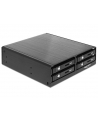 Delock Stelaż przenośny 5.25″ na 4x dyski 2.5″ Sata Hdd Ssd (47220) - nr 15