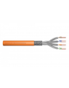 Digitus Kabel instalacyjny kat.7, S/FTP, B2ca, AWG 23/1, LSOH, 1000m, pomarańczowy, szpula - nr 1