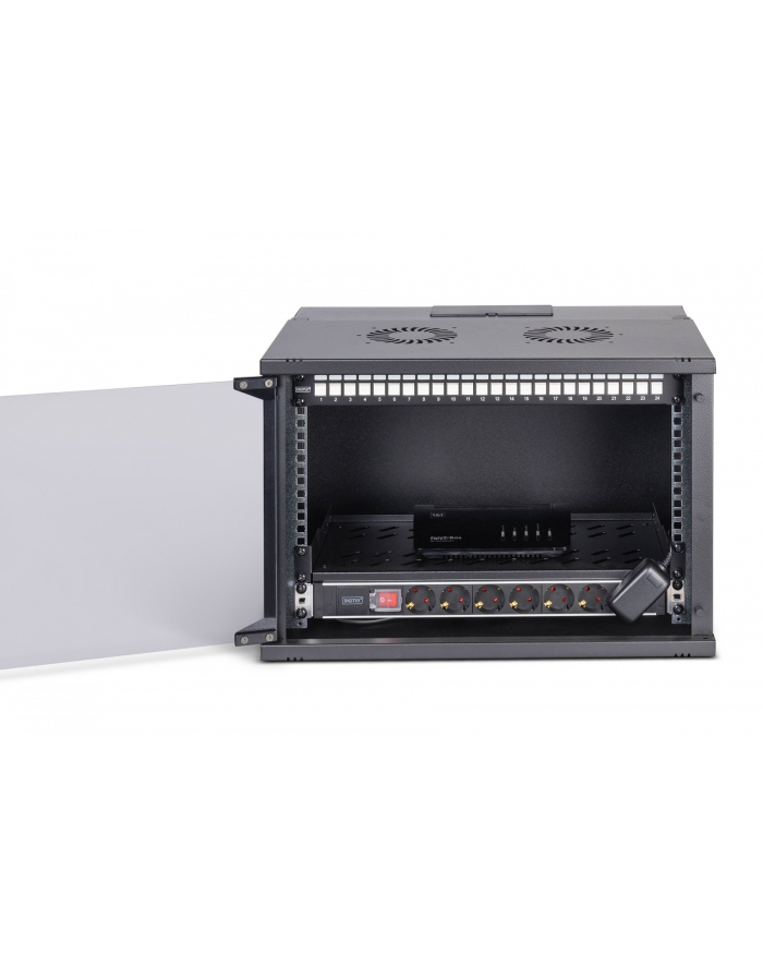 Digitus Zestaw sieciowy 19'' szafa 7U i wyposażenie wersja gr SOHO Pro bez montażu (DN49203SET) główny
