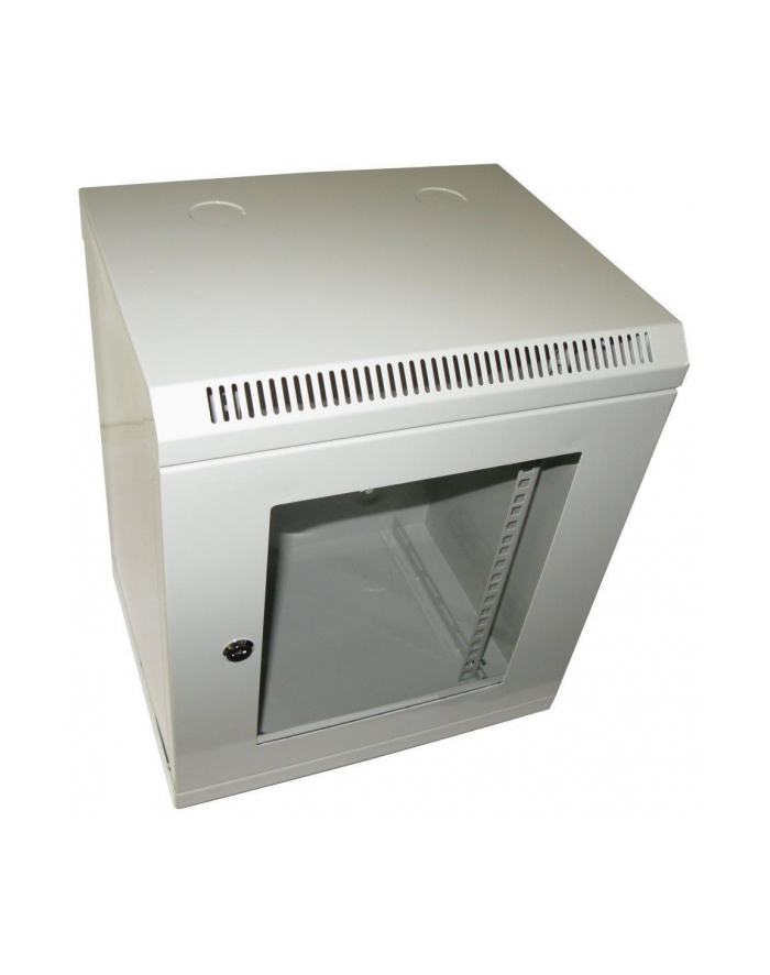 Xtendlan 10'' szafka ścienna 9U 350x140, nosność 50 kg, drzwi z pleksi, spawany, szary (WT9U1935GREY) główny