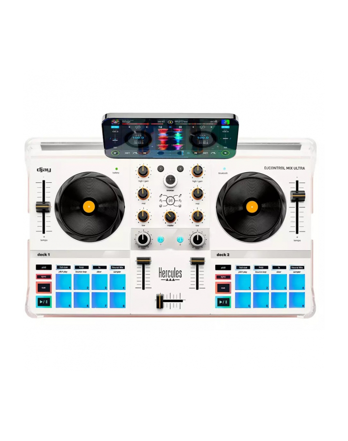 ‌Hercules DJControl Mix Ultra - Przenośny kontroler DJski dla urządzeń mobilnych główny