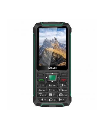 Telefon komórkowy Evolveo StrongPhone W4, vodotěsný odolný Dual SIM telefon, černo-zelená
