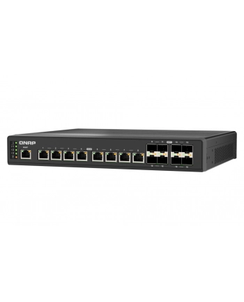 QNAP Switch 8 port 10GbE SFP+ and 8 ports 10GbE RJ45