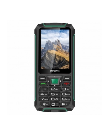 Telefon komórkowy Evolveo StrongPhone W4, vodotěsný odolný Dual SIM telefon, černo-zelená