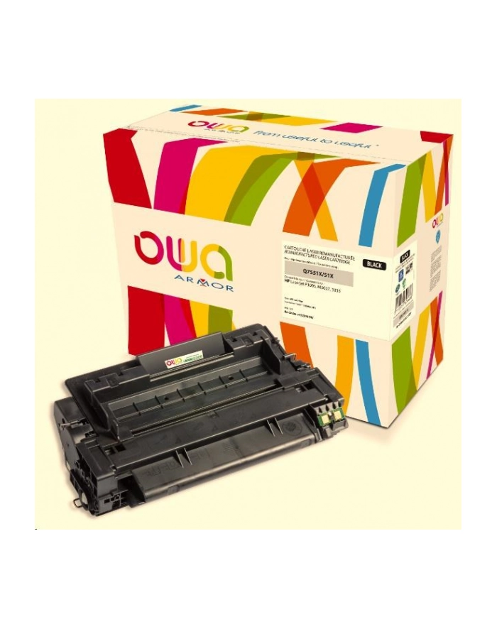 Toner OWA Armor do HP Laserjet P3005, M3027, 3035, 13000 stron, Q7551X , czarny/black główny