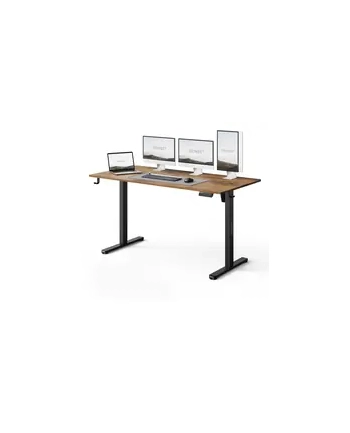 Biurko SENSE7 NOJO LIGHT Ciemnobrązowe 140 cmx70 cm