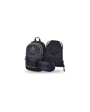 Baagl Zestaw 3 Core Harry Potter Hogwarts Czarny Plecak Piórnik Tor