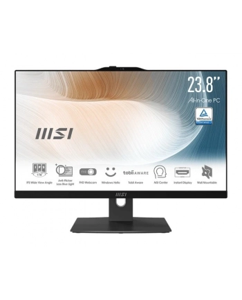 msi Komputer All-in-One Modern AM242P 1M-1223EU W11PRO/IC5 120U/8GB/512SSD/UMA/23.8 ''/Czarny
