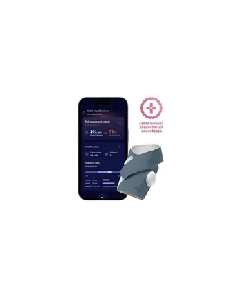 Owlet Niania Elektroniczna Dream Sock Monitor Oddechowy Granatowy