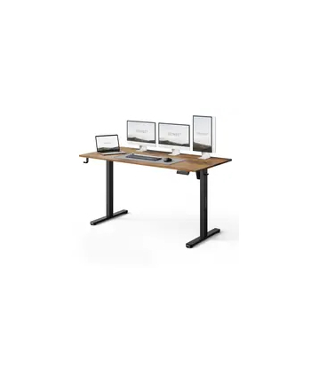 Biurko SENSE7 NOJO LIGHT Ciemnobrązowe 140 cmx70 cm