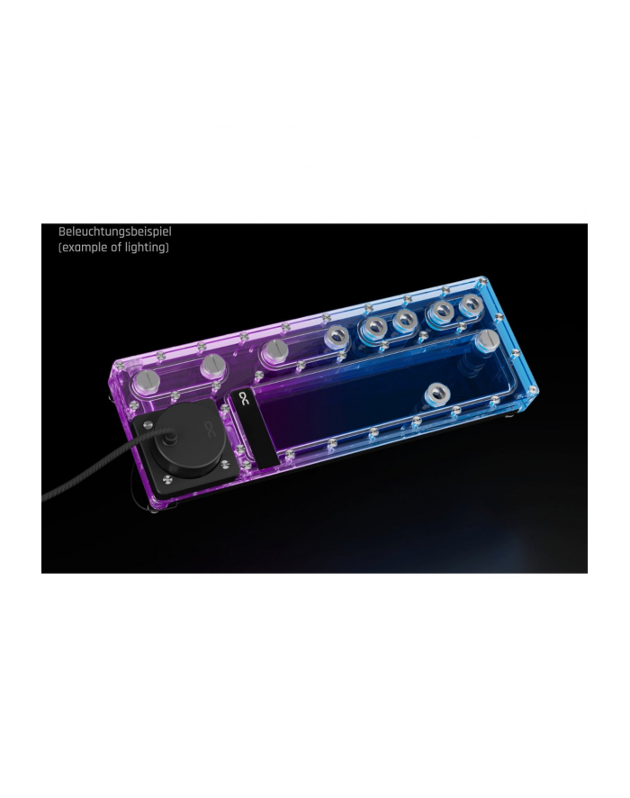 Alphacool Core Distro Plate 360 left D5/DDC V.2 with D5 Apex pump główny