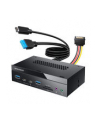 GRAUGEAR Panel frontowy 4-Fach + czytnik kart USB, SD, Micro - nr 2